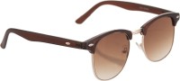 Sellebrity Wayfarer Sunglasses(For Men & Women, Brown)