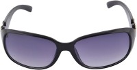 VASIDUDA Oval Sunglasses(For Girls, Black)