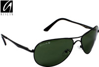 Aislin Aviator, Wrap-around Sunglasses(Green) RS.1417.00