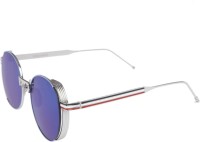 VERO MODA Oval Sunglasses(For Women, Violet)