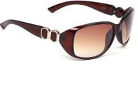 Eyeland Rectangular Sunglasses(For Men & Women, Brown, Clear)