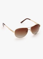 Joe Black Aviator Sunglasses(For Men, Brown)