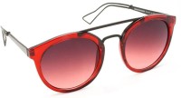 STACLE Round Sunglasses(For Men & Women, Red)
