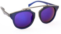STACLE Round Sunglasses(For Men, Blue)