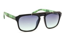 STACLE Rectangular Sunglasses(For Men, Blue)