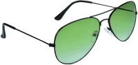 Savannah Aviator Sunglasses(For Women, Green)