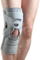 Dr.Med Hinged Pcl Knee, Calf & Thigh Support (XL, White, Grey) Dr.Med Hinged Pcl Knee, Calf & Thigh Support (XL, White, Grey)