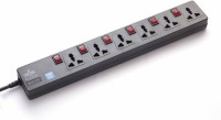 View Elcom Spike Guard 6-Universal Sockets 6-Switches 6 Socket Surge Protector(Grey) Laptop Accessories Price Online(Elcom)