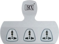 View MX Universal Adaptor 3 Socket Surge Protector(Multicolor) Laptop Accessories Price Online(MX)