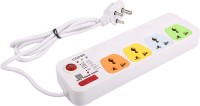 Cona Smyle VIVA 4+1 Power Strip / Spike Guard 4 Sockets + 1 Switch with 1.75 Mtrs Wire 4 Socket Surge Protector(Multicolor) RS.385.00