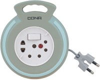 View Cona Flex box 2Pin with 4Meter Extension cord 3 Socket Surge Protector(Grey) Laptop Accessories Price Online(Cona)