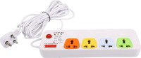 View Cona Smyle VIVA 4+1 Power Strip / Spike Guard 4 Sockets + 1 Switch with 5 Mtrs Wire 4 Socket Surge Protector(Multicolor) Laptop Accessories Price Online(Cona)