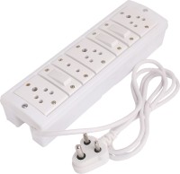 View Shri Krishna Bahul power strip extension multi outlet board power link with Anchor Switches 4 Socket Surge Protector(White) Laptop Accessories Price Online(Shri Krishna)