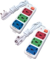 Electricless Power Extension 6 Socket Surge Protector(Multicolor)   Laptop Accessories  (Electricless)