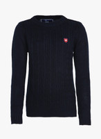 612 League Printed Round Neck Casual Girls Blue Sweater RS.537.00