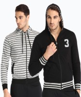 Sports 52 Wear Full Sleeve Striped Men Sweatshirt