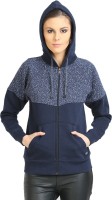MODA ELEMENTI Full Sleeve Self Design Women Sweatshirt