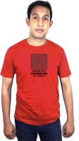 SVX Printed Men Round Neck Red T-Shirt