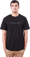 Colors & Blends Printed Men Round Neck Black T-Shirt