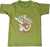 British Terminal Boys Animal Print T Shirt(Green, Pack of 1) RS.399.00