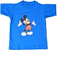 British Terminal Boys Animal Print T Shirt(Blue, Pack of 1) RS.399.00