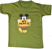 British Terminal Boys Printed T Shirt(Green, Pack of 1) RS.399.00