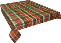 Adt Saral Self Design 6 Seater Table Cover(Multicolor, Cotton) RS.548.00