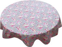 Adt Saral Printed 4 Seater Table Cover(Multicolor, Cotton) RS.500.00