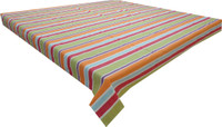 Adt Saral Striped 4 Seater Table Cover(Multicolor, Cotton) RS.370.00