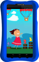 PINIG Kids Smart Tablet 0 to 5 with Blue Bumper 1 GB RAM 8 GB ROM 6.9 inch with Wi-Fi+3G Tablet (Silver & Black)