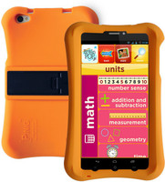 PINIG Kids Smart Tablet 6 to 8 with Orange Bumper 1 GB RAM 8 GB ROM 6.9 inch with Wi-Fi+3G Tablet (Silver & Black)