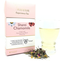 Tassyam Tassyam Shanti Chamomile White Tea Darjeeling Handmade 25 grams Rose, Chamomile Tea Box(25 g)