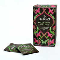 Pukka Tea Peppermint Herbal Infusion Box(20 Sachets)