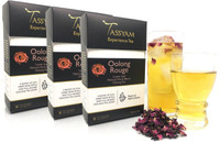 Tassyam Tassyam Oolong Rouge Tea Darjeeling Handmade 150 grams (3x 50g), Pack of 3 Rose Tea Box(150 g)