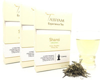 Tassyam Tassyam Shanti White Tea Rare Organic Handmade 75 grams (3x 25g), Pack of 3 Unflavoured White Tea Box(75 g)