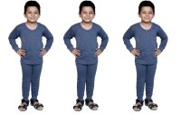 Bodysense Top - Pyjama Set For Boys(Blue)