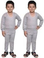 Bodysense Top - Pyjama Set For Boys(Grey)