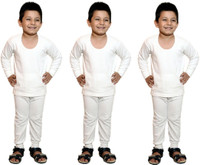 Bodysense Top - Pyjama Set For Boys(White) Bodysense Top - Pyjama Set For Boys(White)