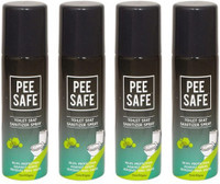 Pee Safe Pee Safe Toilet Seat Sanitizer 75ml -Pack Of 4 Ocean Toilet Cleaner(75 ml, Pack of 4) RS.719.00