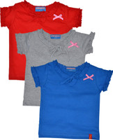 Clever Casual Cotton Blend Top(Multicolor, Pack of 3) Clever Casual Cotton Blend Top(Multicolor, Pack of 3)