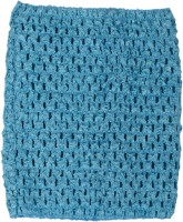 Funky Baby Party Cotton Blend Crop Top(Blue, Pack of 1)