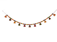 Anuradha Wooden Door Decorative Bell Toran(Wooden) RS.749.00