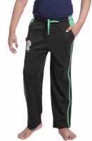 Red Ring Track Pant For Boys(Black)
