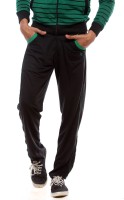Sports 52 Wear Solid Men Green, Black Track Pants