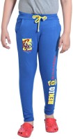 Red Ring Track Pant For Boys(Blue)