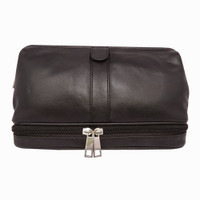 Chimera Leather 3608 Travel Toiletry Kit(Black) Chimera Leather 3608 Travel Toiletry Kit(Black)