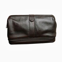 Chimera Leather 3608 Travel Toiletry Kit(Brown) Chimera Leather 3608 Travel Toiletry Kit(Brown)