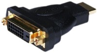 C&E CNE63201 HDMI Male to DVI-D Female Adapter CNE63201(Black, For TV, 0.0635 m)