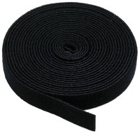 C&E  TV-out Cable Hook & Loop Fastening Tape 5 yard/roll, 0.75-inch - Black(Black, For TV)