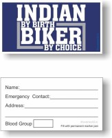 Rover Sticker & Decal for Bike(Blue, White)